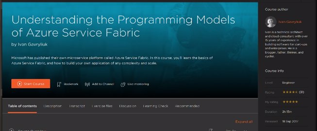 Azure Service Fabric Course