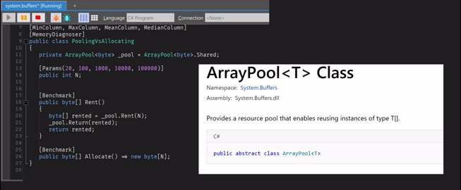 Buffer Memory Pools in .NET