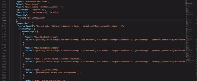 Deploying Azure Functions with Application Insights via ARM
